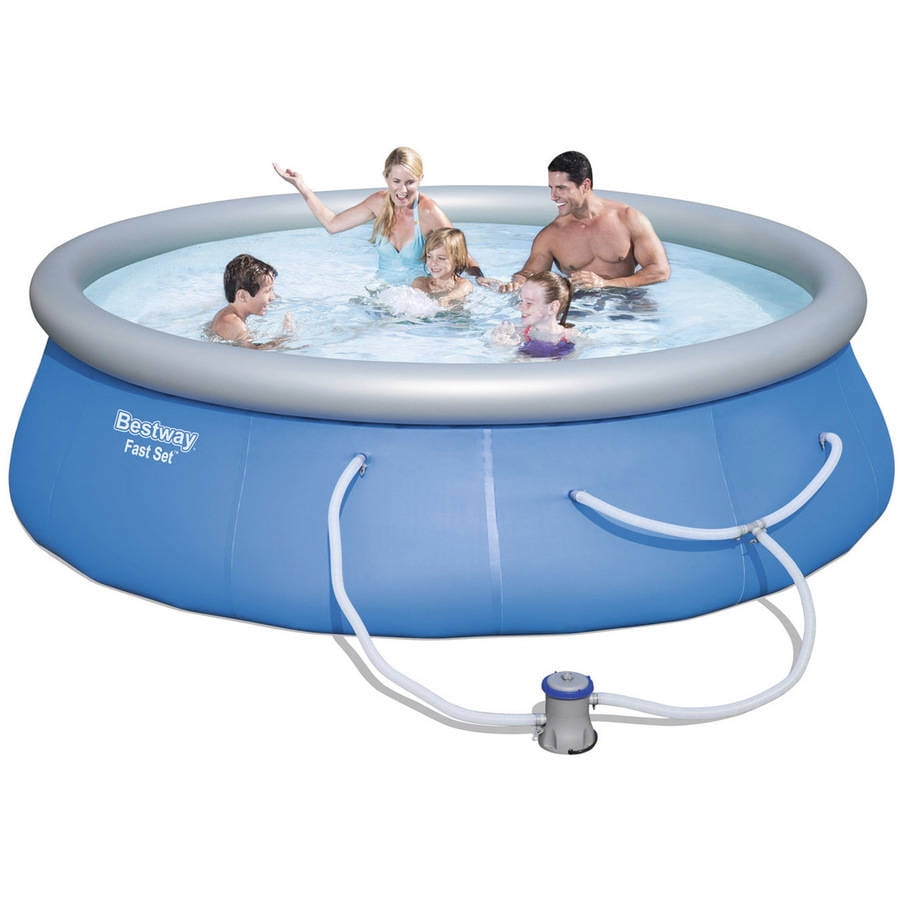 Photo 1 of Bestway Fast Set 13' x 33" Swimming Pool Set with 530 GPH Filter Pump