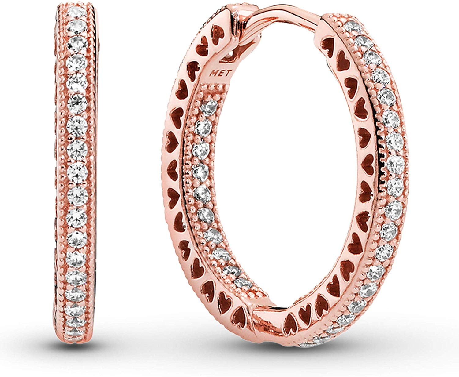 hearts of pandora hoop earrings hearts of pandora hoop earrings