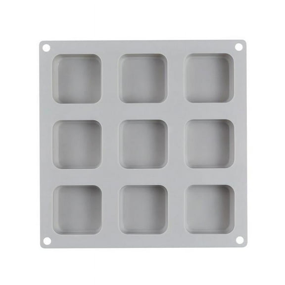 9 Grids Square Silicone Soap Molds Handmade Soap For DIY Soap Making Chocolate Cake Mold Kitchen dining and bar supplies L4G8