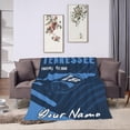 thumbnail image 2 of Custom Tennessee Blanket Gifts for Men Women Personalized Fans Add Name and Number Throw Blankets, 30" X 40",40" X 50", 50" X 60", 60" X 80", 2 of 6