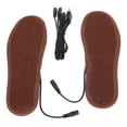 thumbnail image 1 of Lot de 2 semelles chauffantes USB unisexes pour chaussures, pour hommes et femmes, pointures 37-38, 1 of 4