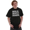 thumbnail image 3 of Worlds Okayest Grandpa Funny Men's Graphic T Shirt Tees Brisco Brands S, 3 of 5