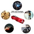 thumbnail image 3 of Decodeary Alloy 600 Lumen Flashlight High-brightness Zoomable Home Use Torch Hiking Climbing Handheld Lights Lighting Red 1Set, 3 of 6