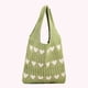 thumbnail image 5 of Bolso Hobo para axila para mujer, bolso de viaje de gran capacidad con bloques de color (verde), 5 of 5