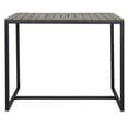 thumbnail image 1 of Noble House Table de Bar Moderne en Bois d'Acacia Gris et Noir, 1 of 8