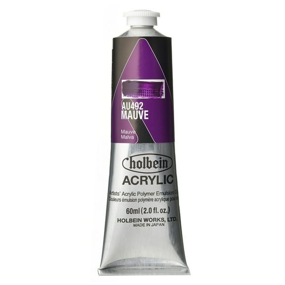 Holbein Artist Heavy Body Acrylic Color, 60ml, Mauve