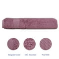 thumbnail image 3 of Melissa Linen Excellence Soft Collection 6-piece Towel Sets 2 Bath Towels, 2 Hand, 2 Washcloth, Lilac Purple, 3 of 7