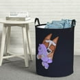 thumbnail image 6 of Silaia Bluey Print Round Laundry Clothes Hamper,Laundry Basket with Handles,Baby Toys Storage Organizer,Bins Laundry Basket for Bathroom, Bedroom Decorate-Small, 6 of 6