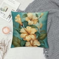 thumbnail image 2 of Fenyluxe Flowers Blue Sky Pillow Covers for Couch Sofa Indoor Outdoor Zipper Closure - Perfect for Car Bedroom - 1PC 24x24in, 2 of 5