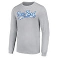 thumbnail image 2 of Men's Starter Heather Gray New York Rangers Tailsweep T-Shirt, 2 of 3