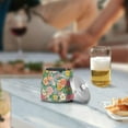 thumbnail image 5 of Yayeee Ashtray with Lid for Cigarette Smokeless Stainless Steel Home Ash Holder, Floral Pattern, 5 of 7