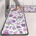thumbnail image 2 of Kitchen Rugs Sets Of 2,Pioneer Flower Floral Print Pattern Anti Fatigue Kitchen Mat Rugs Non Slip Washable,Decorative Kitchen Floor Mats for Kitchen,Sink,Laundry,17"x47"+17"x47", 2 of 5