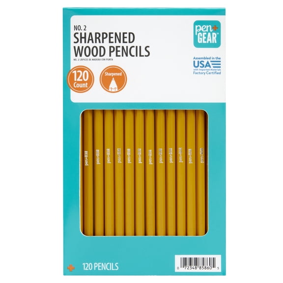 No.2 Sharpened Wood Pencils