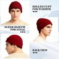 thumbnail image 4 of Cooraby 12 Pack Knitted Winter Beanie Cold Weather Acrylic Warm Skull Cap Cuff Watch Hat for Men or Women Homeless Donation, 4 of 7