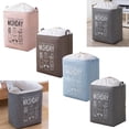 thumbnail image 3 of Collapsible Laundry Hamper Basket Storage Clothes Bag Washing Bin Toy Organiser, 3 of 4