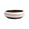 thumbnail image 5 of Dtchengua 7 Inch Ceramic Bonsai Pots with Drainage Hole, Shallow Planter for Indoor Outdoor, Round Planter, Cactus Pot, Office Decor for Plant Lovers,White, 5 of 6