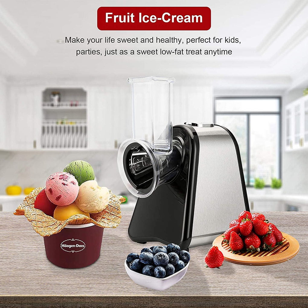 Professional Salad Maker Electric Slicer/Shredder With One-Touch Control  And 4 Free Attachments For Fruits, Vegetables, And Potato - Walmart.com