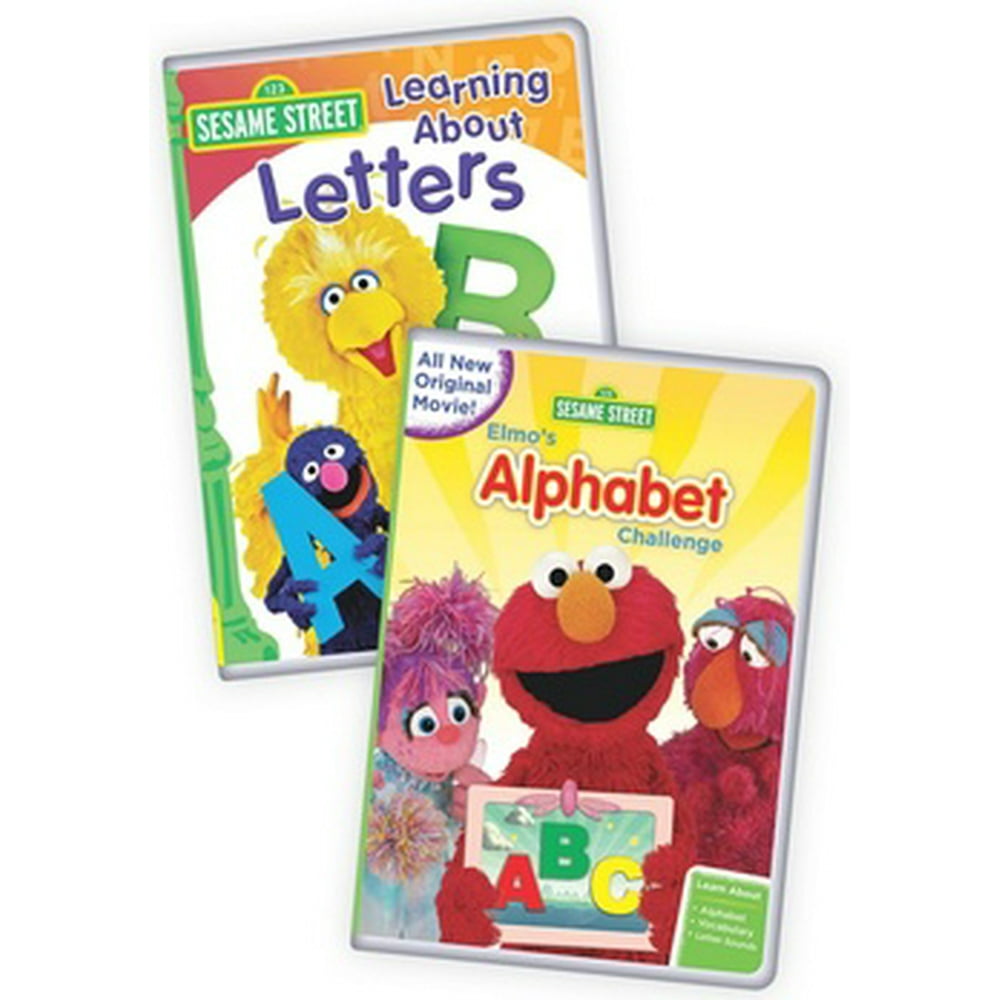 Sesame Street: Elmo's Alphabet Challenge / Learning About Letters (DVD ...