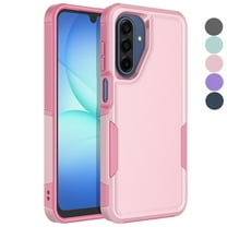 For Samsung Galaxy A17 5G Case, Galaxy A16 5G Case, Ebizware Heavy Duty Rugged Shockproof Cover [Military Grade Protection] Dual Layer Cell Phone Case for Samsung Galaxy A17 A16 5G - Rose Gold