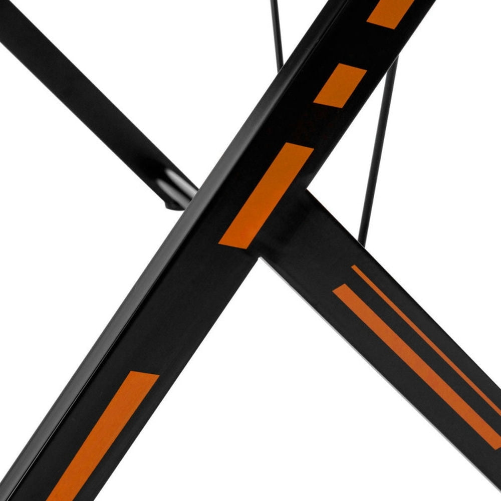 Demi Bonn Modern Ergonomic Study Computer Desk for Small Space, Home Office Desk Gaming Writing Table, Black