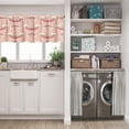 thumbnail image 5 of LALILO Kitchen Curtain Valance Rainbow Interior Cute Kids Rod Pocket Window Curtain 52"x 18" Set of 2, 5 of 5