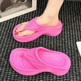 thumbnail image 5 of ibiyuan Women Flip Flops Thong Sandals Non- Woven Sole Shower Slippers Dressy Orthofeet Shoes for Women, 5 of 8