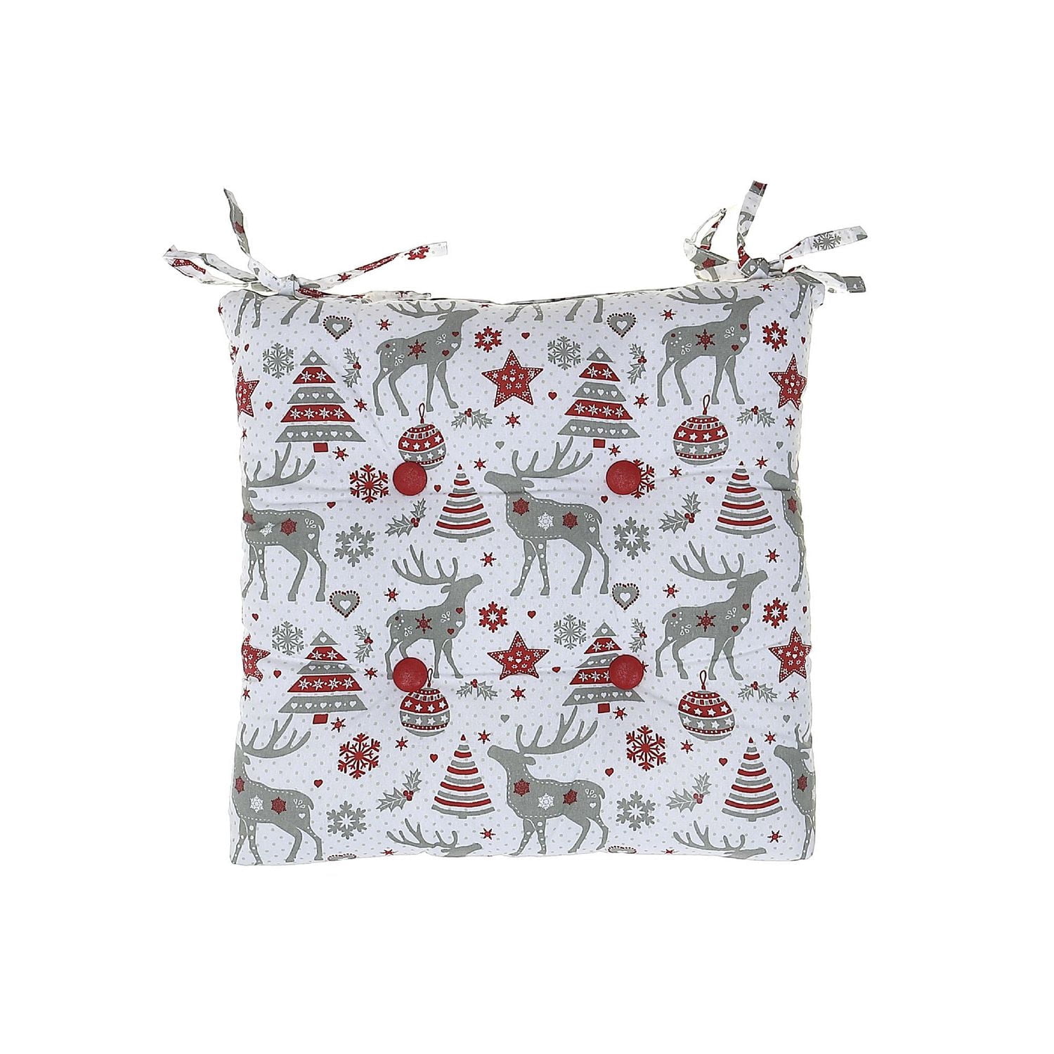 Coussin De Chaise 18" X 18" Renne - Ensemble De 2