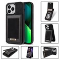 thumbnail image 1 of SaniMore for iPhone 14 Pro Max 6.7" Magnetic Wallet Case, PU Leather Case with Card Slot & Multi-Angle Kickstand Shockproof Protective Case for iPhone 14 Pro Max Women Men, Black, 1 of 7