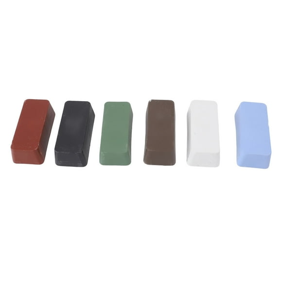 Metal Polishing Bar, 6 Pcs Solid Metal Buffing Wax For Copper Products