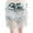 White, variant on Daznico Gleaming Sequin Fringe Party Skirt for – Sparkly Flapper Style Mini Skirt for Evening Events and Celebrations,Mardi Gras Clothing,Mardi Gras Skirt,One Size