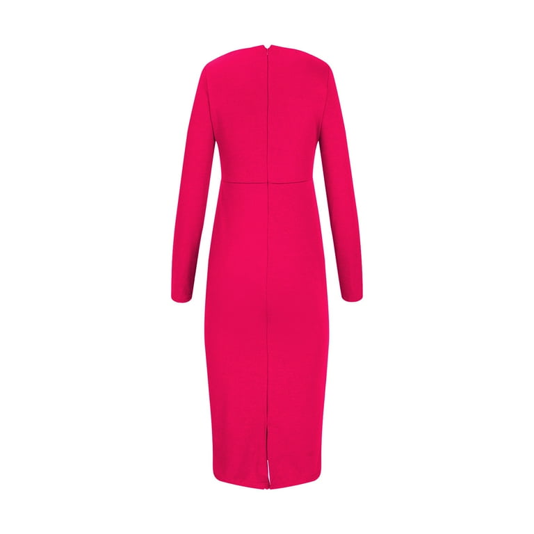 Oplxuo Church Dresses for Women Elegant Knee Lenght Long Oplxuo Church Dresses for Women Elegant Knee Lenght Long