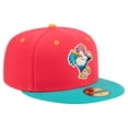 thumbnail image 3 of Men's New Era Red Delmarva Shorebirds Copa de la Diversi-n 59FIFTY Fitted Hat, 3 of 5