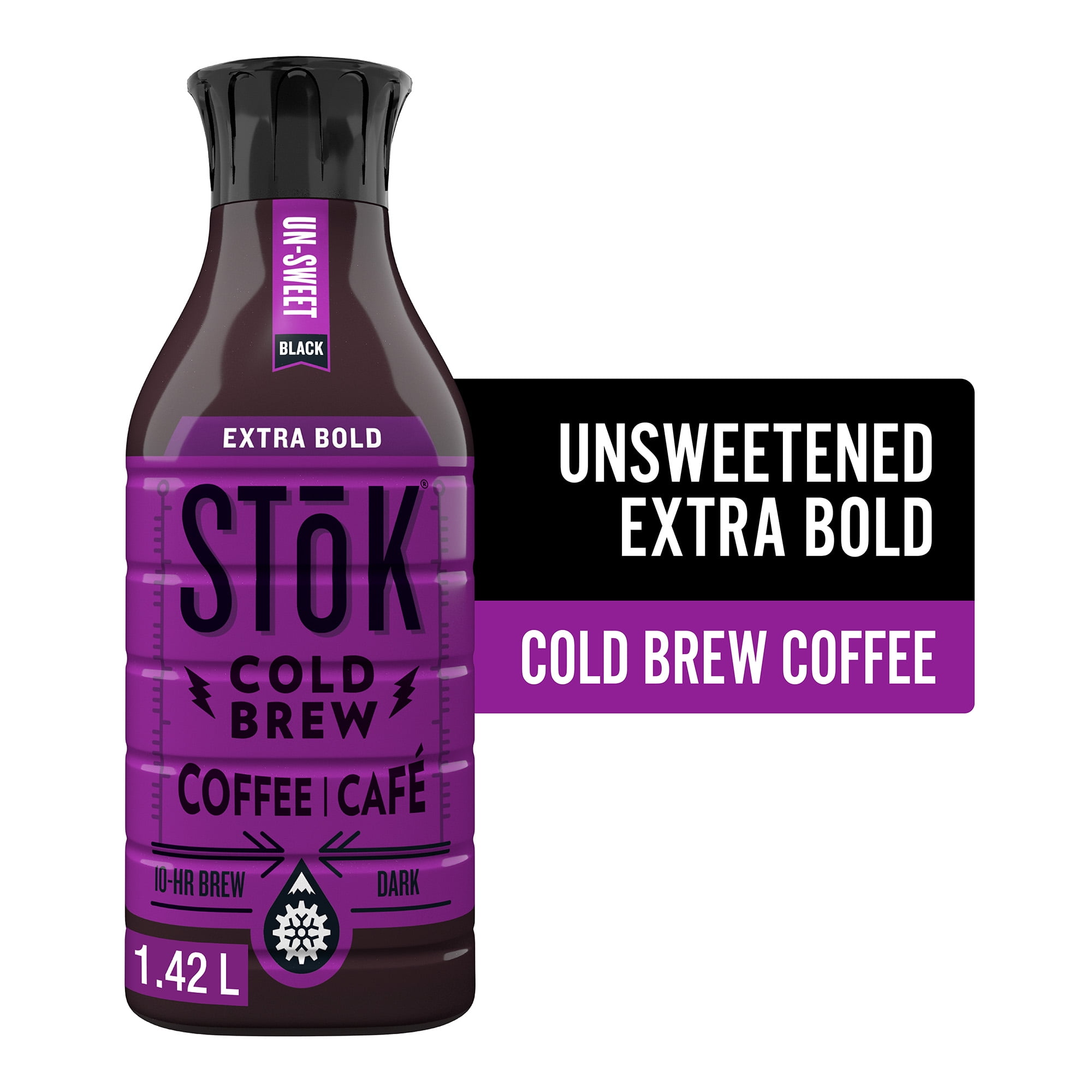 Stok Café Infusé à Froid, Noir, Extra Corsé