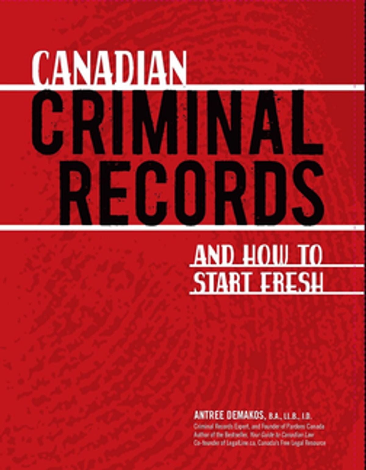 Canadian Criminal Records eBook