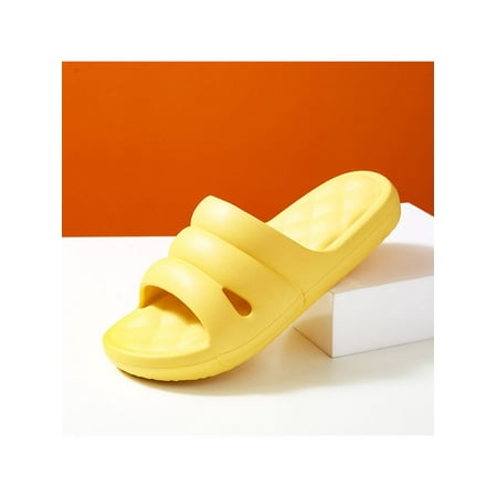 

Rotosw Women Summer Slipper Thick Bottom Bathroom Non-slip Footwear Couple Home Slippers