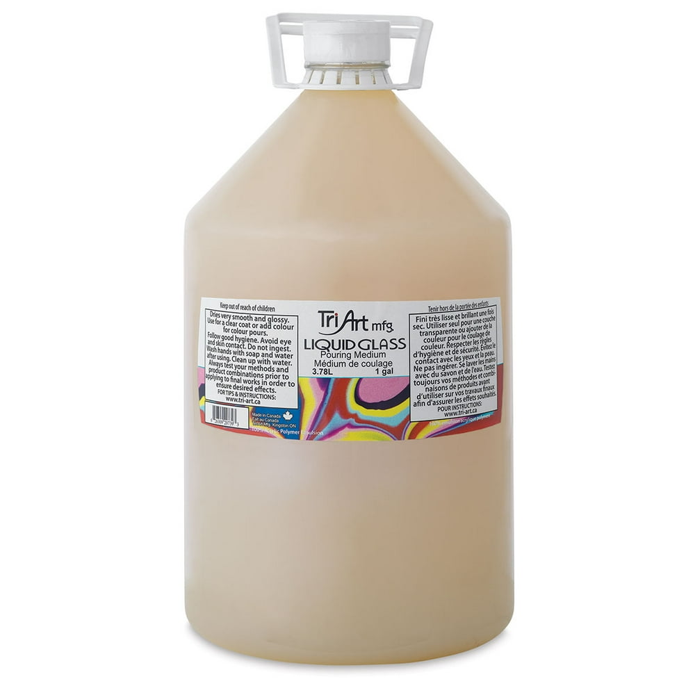 TriArt Liquid Glass Acrylic Pouring Medium 3.78 L