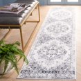 thumbnail image 2 of SAFAVIEH Layla Yorick Oriental Runner Rug, Ivory Grey/Charcoal, 2'2" x 9', 2 of 8