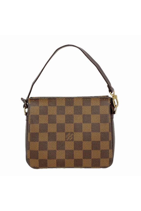 Pre-Owned Louis Vuitton Damier Trousse Makeup Bag/Pouch N51982 Ebene (Women's)
