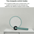 thumbnail image 4 of Collapsible Mosquito Swatter - Innovative Hand-Held Electric Fly Swatter - Beige, 4 of 5