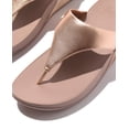 thumbnail image 2 of Flip Flop FitFlop LULU de piel para mujer en oro rosa, 2 of 5
