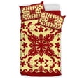 thumbnail image 3 of Tortue avec Hibiscus Ensemble de Literie Royal Rouge Feuille de Palmier, 3 of 6