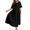 Black, variant on Ketyyh-chn99 Casual Dresses for Women Casual Beach Sundress Casual Mini Dress Loose Comfy Striped Long Sleeve Long Dress Blue,XL