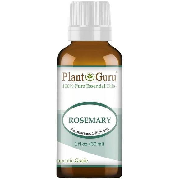 Rosemary Essential Oil 1 oz. / 30 ml. 100% Pure Natural Undiluted Therapeutic Grade For Aromatherapy Diffuser, Stimulates Hair Growth and Dandruff Control.