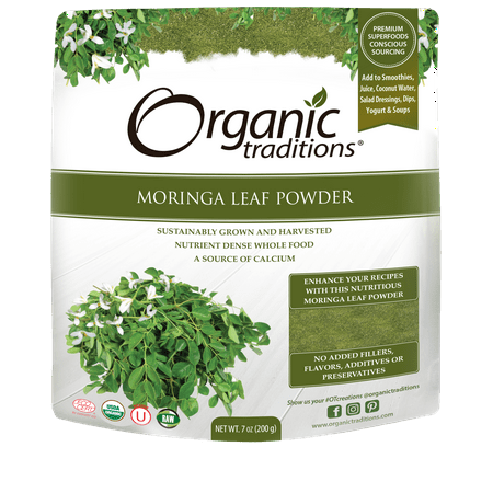 Organic Traditions, Moringa Leaf Powder 7oz