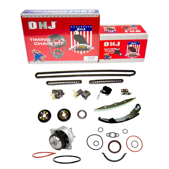 DNJ TK645WP Timing Chain Kit with Water Pump Fits Cars & Trucks 04-09 Nissan 3.5L V6 DOHC 24V