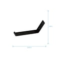 thumbnail image 3 of allen + roth 10.35-Inches L x 1.5-Inches W x 5.28-Inches D Heavy Duty Black Shelf bracket, 3 of 4