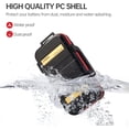 thumbnail image 5 of Camera Battery Memory Card Case,Flash Card Hard Storage Box,Professional Water-Resistant & Anti-Shock Camera Battery Card Protector Case,Hold 2 Camera Batteries 4 SD Cards 2 CF Cards 8 TF Cards,2 Pcs, 5 of 5