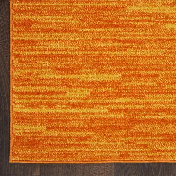 Pemberly Row 2' x 4' Sunburst Fabric Outdoor Area Rug (2' x 4')