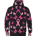 thumbnail image 7 of Sikiie Breast Cancer Men's Hoodie, Essentials Hoodie, Sweatshirt, Pullover Hooded Sweatshirt for Men-XX-Large, 7 of 7