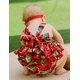 thumbnail image 3 of Princesasa Ropa Para Bebé Niña Peleles Y Diadema Con Volantes Florales De Sandía Para Regalos De Recién Nacidos A20 0-6 Meses (Talla S), 3 of 5
